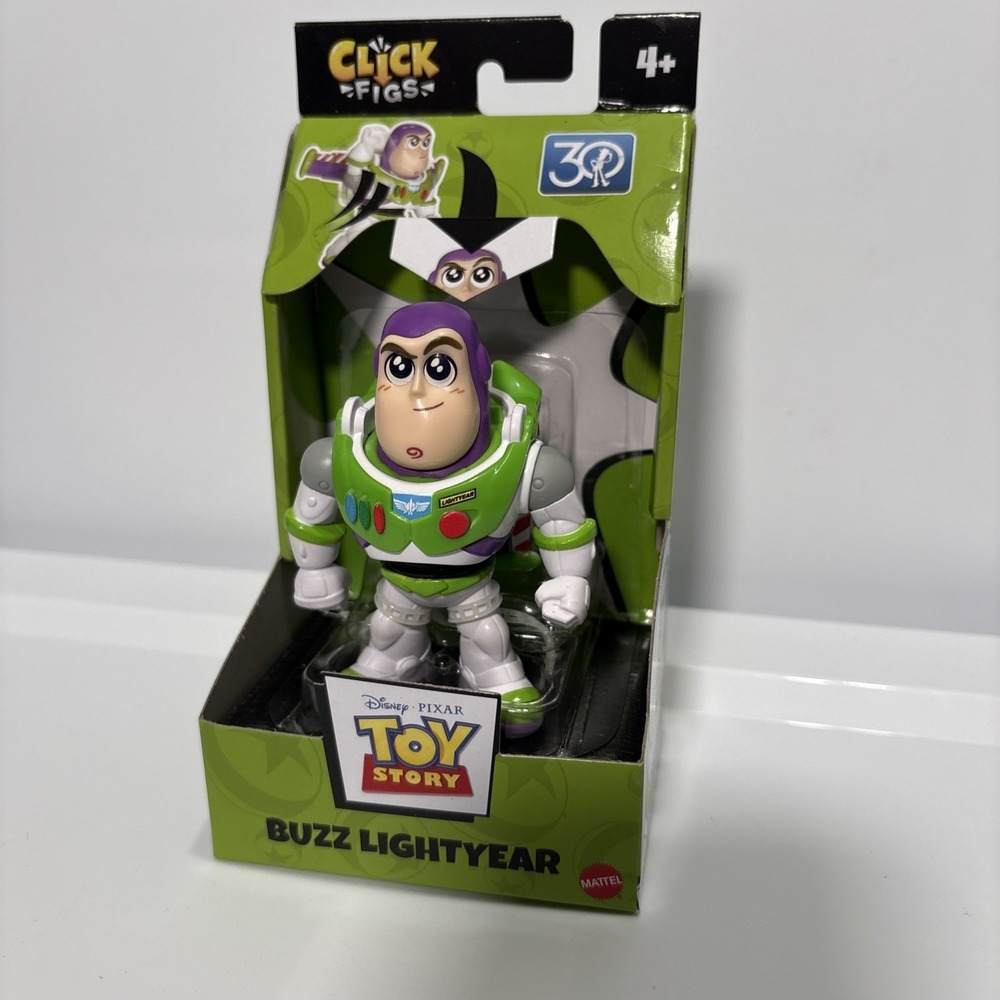 Disney Pixar Toy Story Buzz Lightyear Click Figs Figure Mattel New in Box